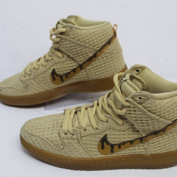 Nike SB Dunk High Premium Hemp Chicken and Waffle Size 9 - Used without box - Picture 2 of 14